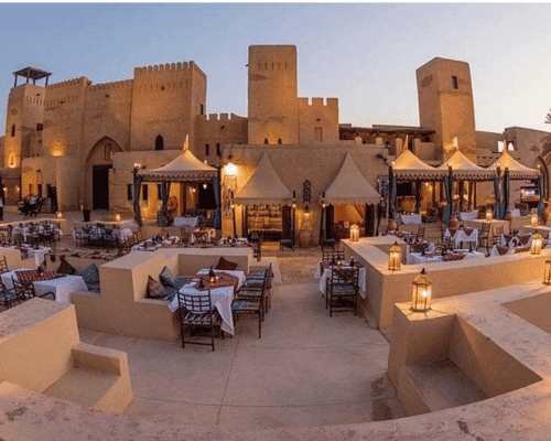 Private Desert Safari with Sahara Fortness Dinner in Dubai