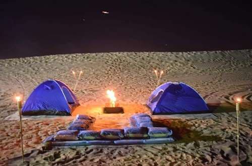 Camping in Desert Safari Dubai