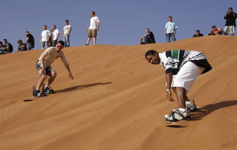 Desert Safari in Dubai with Sandboarding